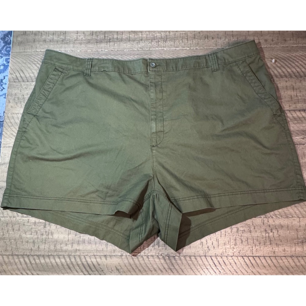 Old Navy OG Chino Shorts Womens 4X Olive Green High Rise Stretch Twill Casual